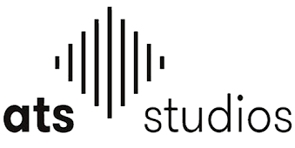 Logo d’ATS Studios, partenaire d’Ibatys pour les messages d’accueil téléphoniques